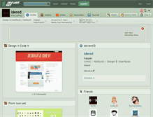 Tablet Screenshot of idered.deviantart.com