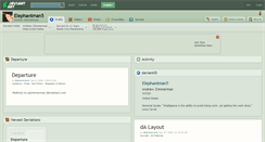 Desktop Screenshot of elephantman5.deviantart.com