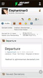 Mobile Screenshot of elephantman5.deviantart.com