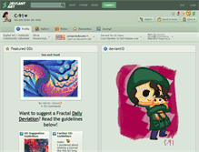 Tablet Screenshot of c-91.deviantart.com