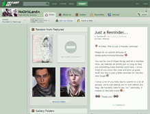 Tablet Screenshot of nogirlsland.deviantart.com