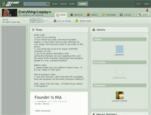 Tablet Screenshot of everything-cosplay.deviantart.com