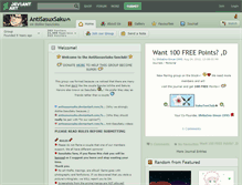 Tablet Screenshot of antisasuxsaku.deviantart.com