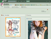 Tablet Screenshot of jm-anime.deviantart.com