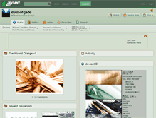 Tablet Screenshot of eyes-of-jade.deviantart.com