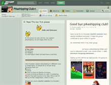 Tablet Screenshot of pikashipping-club.deviantart.com