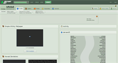 Desktop Screenshot of infinite8.deviantart.com