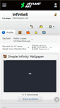 Mobile Screenshot of infinite8.deviantart.com