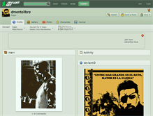 Tablet Screenshot of dmentelibre.deviantart.com