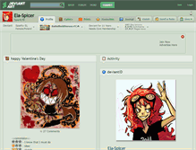Tablet Screenshot of ela-spicer.deviantart.com