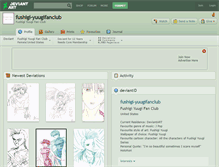 Tablet Screenshot of fushigi-yuugifanclub.deviantart.com