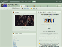 Tablet Screenshot of dbzandroidtrio.deviantart.com