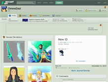 Tablet Screenshot of chronozoul.deviantart.com