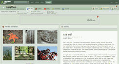 Desktop Screenshot of cobaltseas.deviantart.com