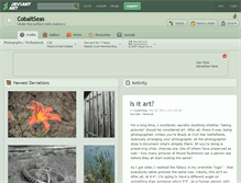Tablet Screenshot of cobaltseas.deviantart.com