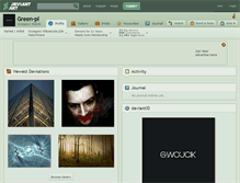 Tablet Screenshot of green-pl.deviantart.com