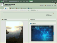Tablet Screenshot of darkjujumagumbo.deviantart.com