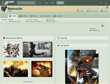 Tablet Screenshot of blackout286.deviantart.com