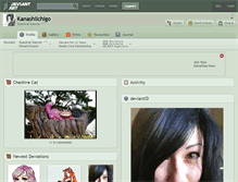 Tablet Screenshot of kanashiichigo.deviantart.com