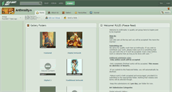 Desktop Screenshot of anthrosity.deviantart.com