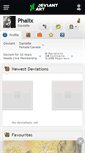 Mobile Screenshot of phalix.deviantart.com