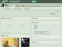 Tablet Screenshot of phalix.deviantart.com