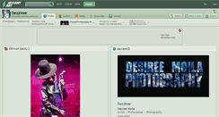Desktop Screenshot of dezziree.deviantart.com