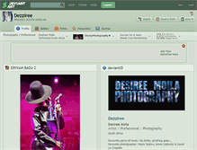 Tablet Screenshot of dezziree.deviantart.com