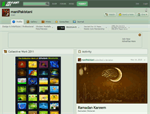 Tablet Screenshot of manipakistani.deviantart.com