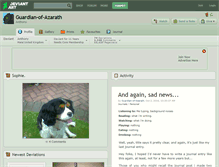 Tablet Screenshot of guardian-of-azarath.deviantart.com