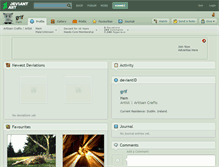 Tablet Screenshot of grif.deviantart.com