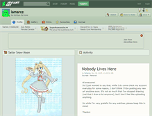 Tablet Screenshot of lamarce.deviantart.com