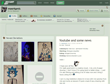 Tablet Screenshot of meerkamis.deviantart.com