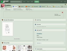Tablet Screenshot of emokins.deviantart.com