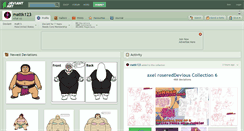 Desktop Screenshot of mattk123.deviantart.com