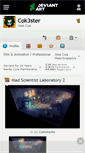 Mobile Screenshot of cok3ster.deviantart.com