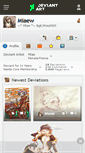 Mobile Screenshot of miaew.deviantart.com