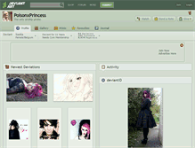 Tablet Screenshot of poisonxprincess.deviantart.com