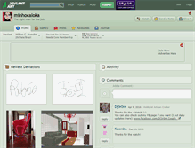 Tablet Screenshot of minhocaloka.deviantart.com