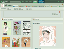 Tablet Screenshot of aph-libya.deviantart.com