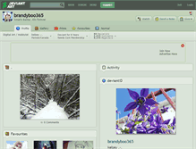 Tablet Screenshot of brandyboo365.deviantart.com