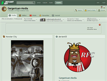 Tablet Screenshot of gargantuan-media.deviantart.com