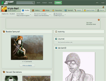 Tablet Screenshot of kryss-ikari.deviantart.com