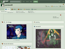 Tablet Screenshot of leonleon89.deviantart.com