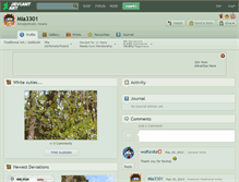 Tablet Screenshot of mia3301.deviantart.com