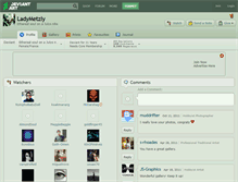 Tablet Screenshot of ladymetzly.deviantart.com