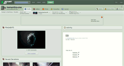 Desktop Screenshot of momentica-one.deviantart.com