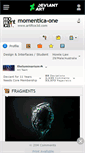 Mobile Screenshot of momentica-one.deviantart.com