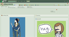 Desktop Screenshot of lithium-memoria.deviantart.com
