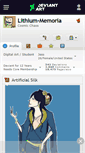 Mobile Screenshot of lithium-memoria.deviantart.com
